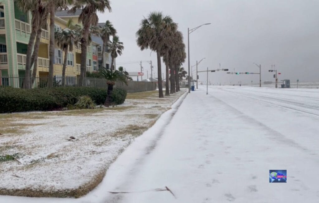 Historic snow in florida stom