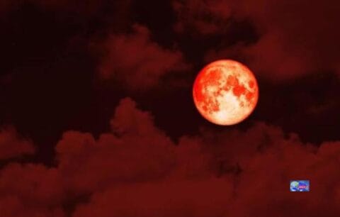 Rare Blood moon
