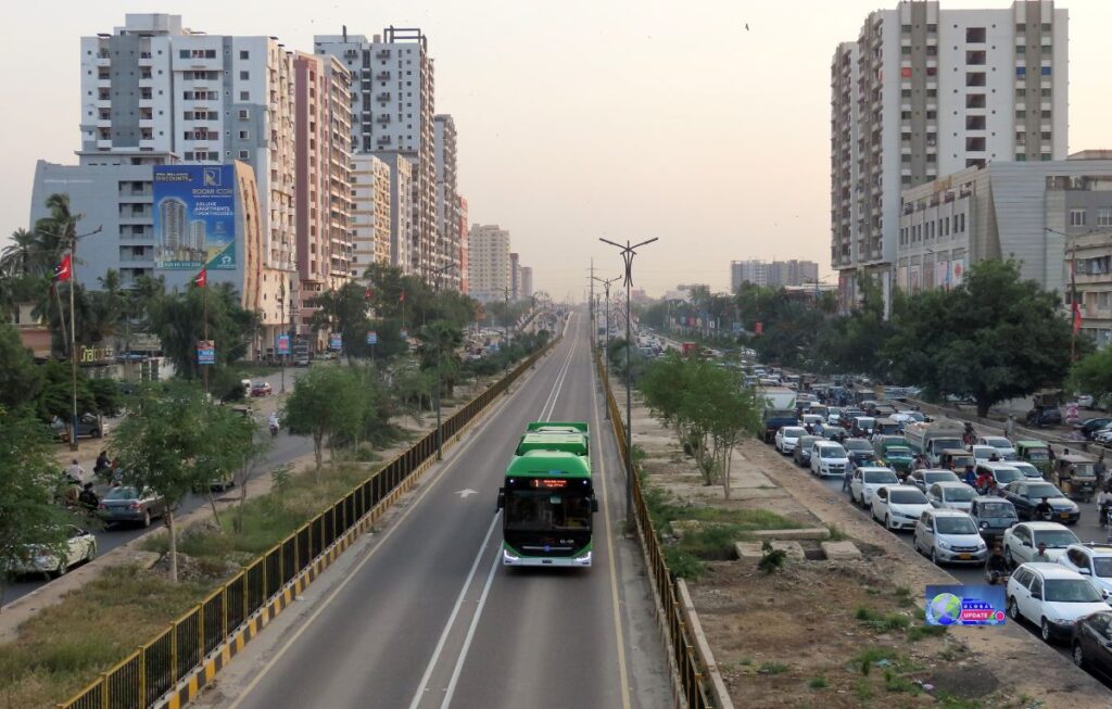 The Green Line Bus Karachi