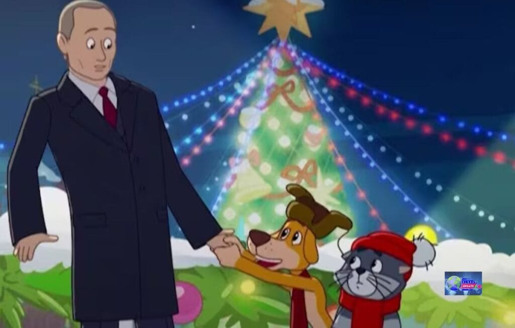 Putin meet talking cat and dog