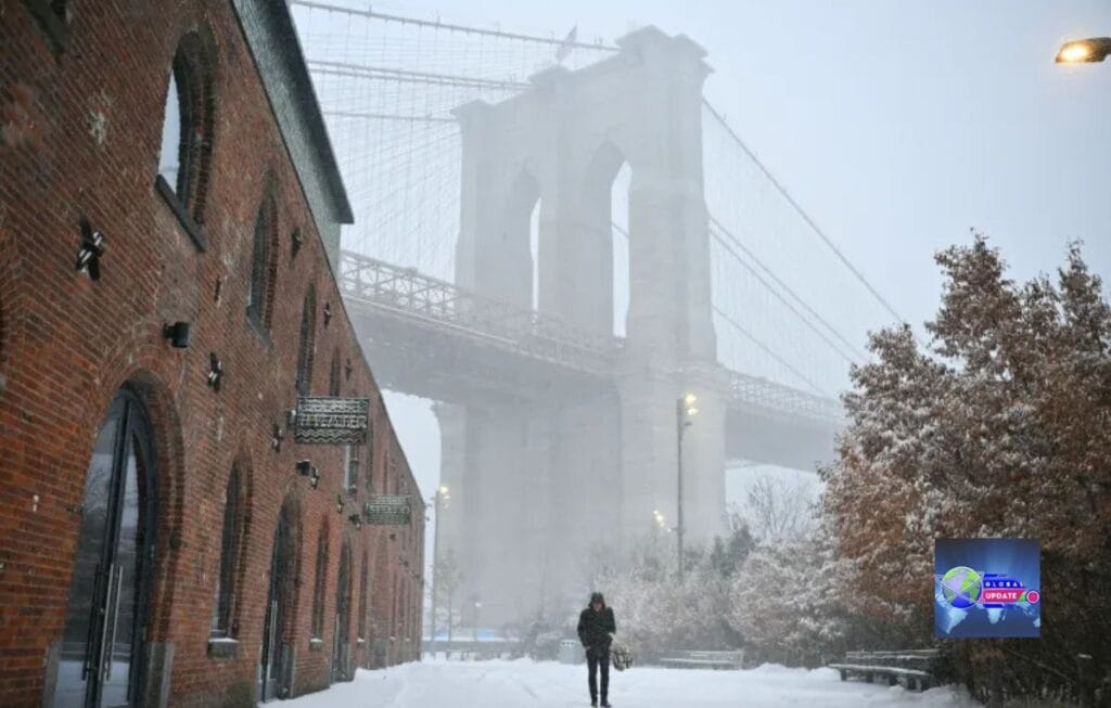 Snow, Ice and Freezing Rain Across Wide Regions